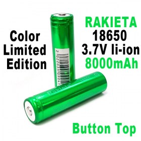Rakieta 18650 8000mAh 3.7V Li-ion Green Color limited edition акумулаторна батерия